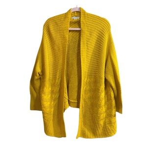 JohnPaulRichard Mustard‎ Yellow Knit Sweater Sz M